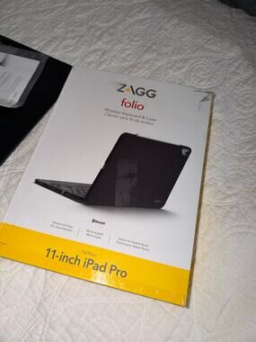 Zagg Folio keyboard backlit tablet keyboard and case made for ipad pro 11- inch